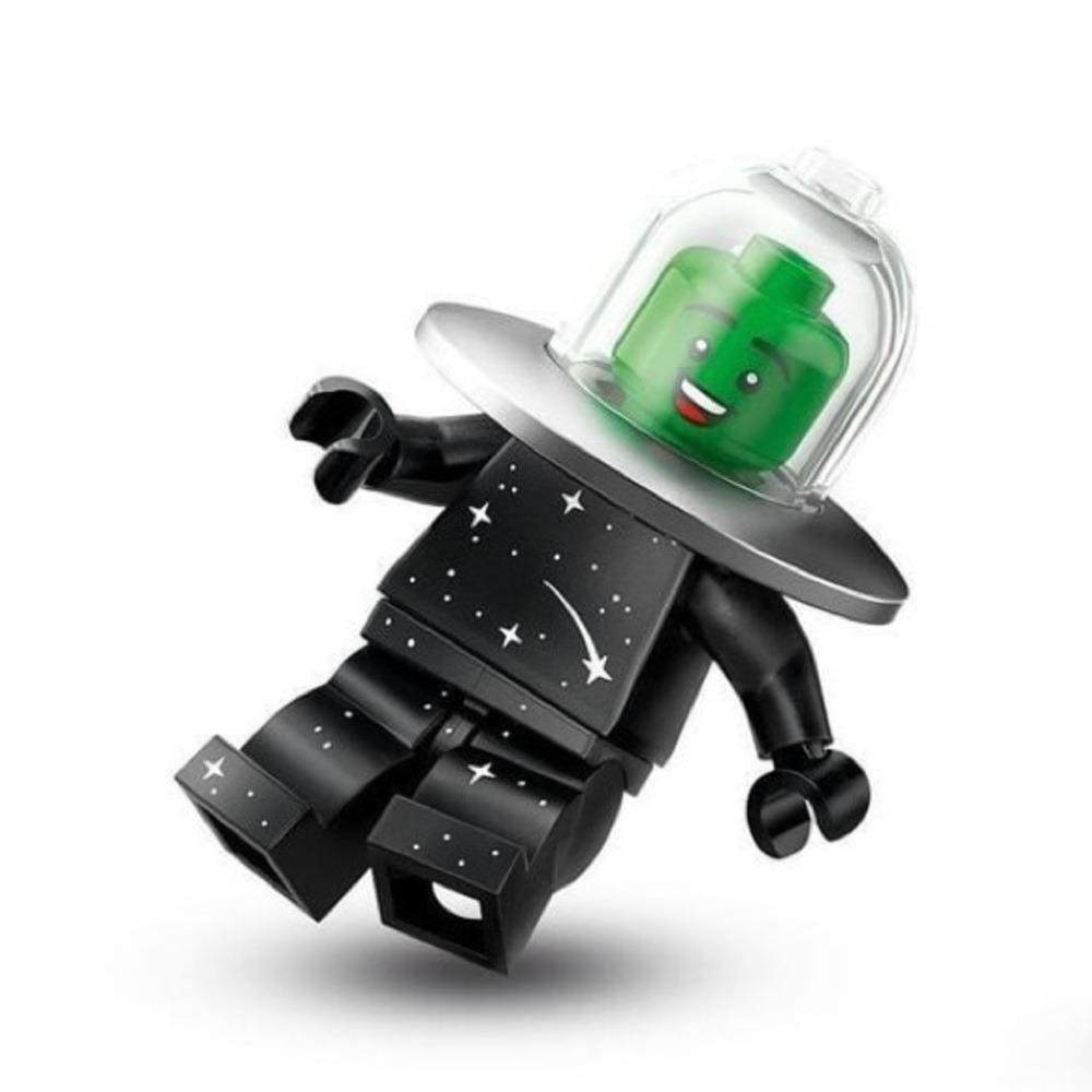 Hold UFO man lego minifigure new in box